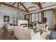 Elegant clubhouse boasts a cozy fireplace and ample seating for relaxing and socializing at 6615 Leo Ln, St Cloud, FL 34773