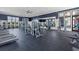 Fitness center with treadmills, weight machines, and a mirrored wall at 7053 Painted Bunting Way, St Cloud, FL 34773