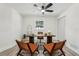 Bright office featuring modern furnishings, contemporary decor, and wood-look floors at 7124 Turquoise Ln, Orlando, FL 32807