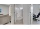 Bright hallway leads to various rooms, highlighting the home's functional layout and clean design at 921 Costa Mesa Ln, Kissimmee, FL 34744
