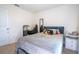 Bedroom boasts neutral carpet, a mirror, modern furniture and an open feel at 13452 Sagestone Dr, Winter Garden, FL 34787
