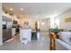 Bright open-concept kitchen and dining area at 13452 Sagestone Dr, Winter Garden, FL 34787