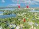 Aerial view of property near Rollins College, downtown Winter Park, with lush trees at 171 Cortland Ave, Winter Park, FL 32789