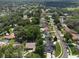 Aerial view showcasing a neighborhood with lush trees, well-maintained homes, and a sense of tranquility at 2122 Palm Crest Dr, Apopka, FL 32712