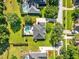 Aerial view of a well-maintained home with a private pool and lush green backyard at 2538 Carter Grove Cir, Windermere, FL 34786