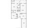 Detailed floor plan showcasing the layout with the kitchen, bathrooms, bedrooms, closets, pantry, living room, garage and lania at 2724 Shelby Ruth Pl, St Cloud, FL 34769