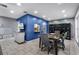 Open dining area featuring stylish furnishings, tile flooring, and a view into the kitchen at 2832 Buccaneer Dr, Winter Park, FL 32792