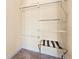 Empty closet with shelving to maximize storage space, complete with a folding luggage rack at 3149 Brasilia Ave, Kissimmee, FL 34747