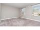 Bright bedroom featuring neutral walls, carpet, and two windows offering ample natural light at 31792 Broadwater Ave, Leesburg, FL 34748