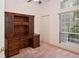 Home office with built-in desk and ample storage space at 4823 Shoreline Cir, Sanford, FL 32771