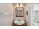 Updated bathroom featuring a stylish mirror and lighting at 536 W King St, Orlando, FL 32804
