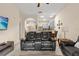 Open-concept living space showcasing a seating area, dining area, and stylish decor at 110 Watling Way # 25204, Davenport, FL 33837