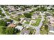 Expansive aerial view of a residential neighborhood showcasing well-maintained lawns and tree-lined streets at 11412 Stamfield Dr, Orlando, FL 32821