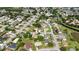 Expansive aerial view of a residential neighborhood close to a canal and pond at 11412 Stamfield Dr, Orlando, FL 32821