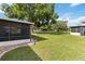 Spacious backyard and screened-in porch at 11412 Stamfield Dr, Orlando, FL 32821