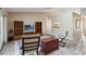 Open living area with a view into the kitchen at 11412 Stamfield Dr, Orlando, FL 32821