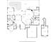 Detailed floor plan showcasing the layout of the home, including bedrooms, bathrooms, and living spaces at 1319 Johns Cove Ln, Oakland, FL 34787