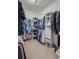 Walk-in closet with plentiful shelving and racks for optimized storage at 15241 Sunrise Grove Ct, Winter Garden, FL 34787