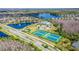 Community featuring a pool, tennis courts, and scenic ponds, set within a residential area at 1933 Darlin Cir, Orlando, FL 32820
