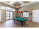 Billiards room with pool table and decorative lighting at 1933 Darlin Cir, Orlando, FL 32820