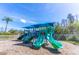 Fun community playground equipment with slides and shade canopies at 1933 Darlin Cir, Orlando, FL 32820