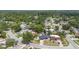 Aerial view of neighborhood with tree coverage at 229 Bitterwood St, Winter Springs, FL 32708