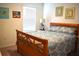 Cozy bedroom featuring a wooden bed frame and tranquil decor for a peaceful retreat at 3074 Royal Tern Dr, Winter Haven, FL 33881