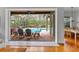 View of a screened pool from the living area, highlighting the indoor-outdoor living and the beautiful pool area at 3372 Bellington Dr, Orlando, FL 32835