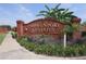 Davenport Estates entrance sign surrounded by well-maintained landscaping at 417 Tisone Ln, Davenport, FL 33837