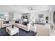Inviting open-concept space featuring modern decor, a cozy living room, and an adjacent dining area at 417 Tisone Ln, Davenport, FL 33837