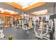 State-of-the-art gym with modern equipment, mirrors, and plenty of space for a great workout at 500 Mirasol Cir # 203, Celebration, FL 34747