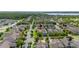 Beautiful aerial view of the neighborhood showcasing the location in relation to local lake at 5911 Grassy Point Rd, Winter Garden, FL 34787