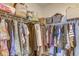 Walk-in closet with shelving and clothing racks, providing ample storage space at 625 Dogfish Ln, Debary, FL 32713