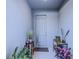 Welcoming entryway with potted plants and a view of the front door at 625 Dogfish Ln, Debary, FL 32713