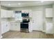 Newly remodeled kitchen featuring stainless steel appliances and modern cabinetry at 820 Maley St, Daytona Beach, FL 32114