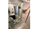 This bathroom offers single sink, granite countertops, and walk-in shower and toilet at 1193 Catskill Dr, Haines City, FL 33844