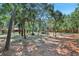 Expansive backyard with mature trees offering plenty of space for outdoor activities at 127 Oak Ln, Ormond Beach, FL 32174