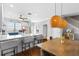 Eat in kitchen with breakfast bar and stainless appliances at 17404 Chateau Pine Way, Clermont, FL 34711