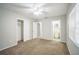 Cozy bedroom with closet, ensuite bathroom and neutral wall color at 2307 Freemason St, Lakeland, FL 33801
