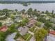 Lakeside neighborhood aerial view with lake views at 3902 Brandeis Ave, Orlando, FL 32839