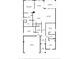 Detailed floor plan of a home showing bedroom, living room, kitchen, and other spaces to enhance visualization at 4444 Quartz Ct, Lakeland, FL 33811