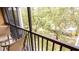 Comfortable balcony seating with peaceful tree views provides an ideal spot for relaxation at 515 Rum Run # 33515, Davenport, FL 33897