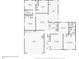 Detailed floor plan showcasing the layout of the home with clearly labeled rooms and dimensions at 5436 Tangerine Ave, Winter Park, FL 32792