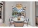 Cozy breakfast nook with backyard views of the pool, ideal for casual dining at 6233 Rydal Ct, Windermere, FL 34786