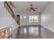 Welcoming living room features hardwood floors and staircase at 9948 Timber Oaks Ct # 14, Orlando, FL 32817