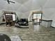 Spacious living room with unique dome ceiling, skylight, and modern decor at 1292 Nadine Dr, Deltona, FL 32738