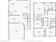 Two-story floorplan of 2372 Orchid Dr, Davenport, FL 33837, showing layout of rooms and dimensions at 2372 Orchid Dr, Davenport, FL 33837