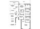 Detailed floor plan showcasing the layout of the home, including all the rooms, their dimensions and garage at 478 N Sundance Dr, Lake Mary, FL 32746