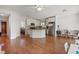 Spacious kitchen with granite counters, stainless steel appliances, and open floor plan to the living areas at 478 N Sundance Dr, Lake Mary, FL 32746