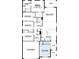 Detailed floor plan showcasing the layout of the home, including bedrooms, kitchen, and living spaces at 5328 Teirgarten St, St Cloud, FL 34771